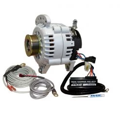 BALMAR High Output Alternators 60-Series, 24 Volt, 70 Amp, Dual Foot, Alternator Kit