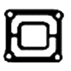 SIERRA Exhaust Parts 18-2861-1-9 Manifold End Cap Gasket For OMC Sterndrive/Cobra Stern Drives, Qty. 2 3 SIERRA Exhaust Parts 18-2861-1-9 Manifold End Cap Gasket For OMC Sterndrive/Cobra Stern Drives, Qty. 2