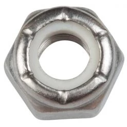SIERRA Oem Fasteners Stainless Steel Locknuts - 1/4" -28 Thread Size (Qty. 5 Of 18-3722)