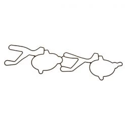 SIERRA Internal Engine 18-1283 Molded Intake Port Gasket
