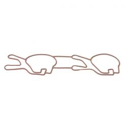 SIERRA Internal Engine 18-1284 Molded Intake Port Gasket For Johnson/Evinrude Outboard Motors